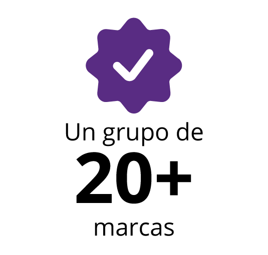 Un grupo de 20+ marcas